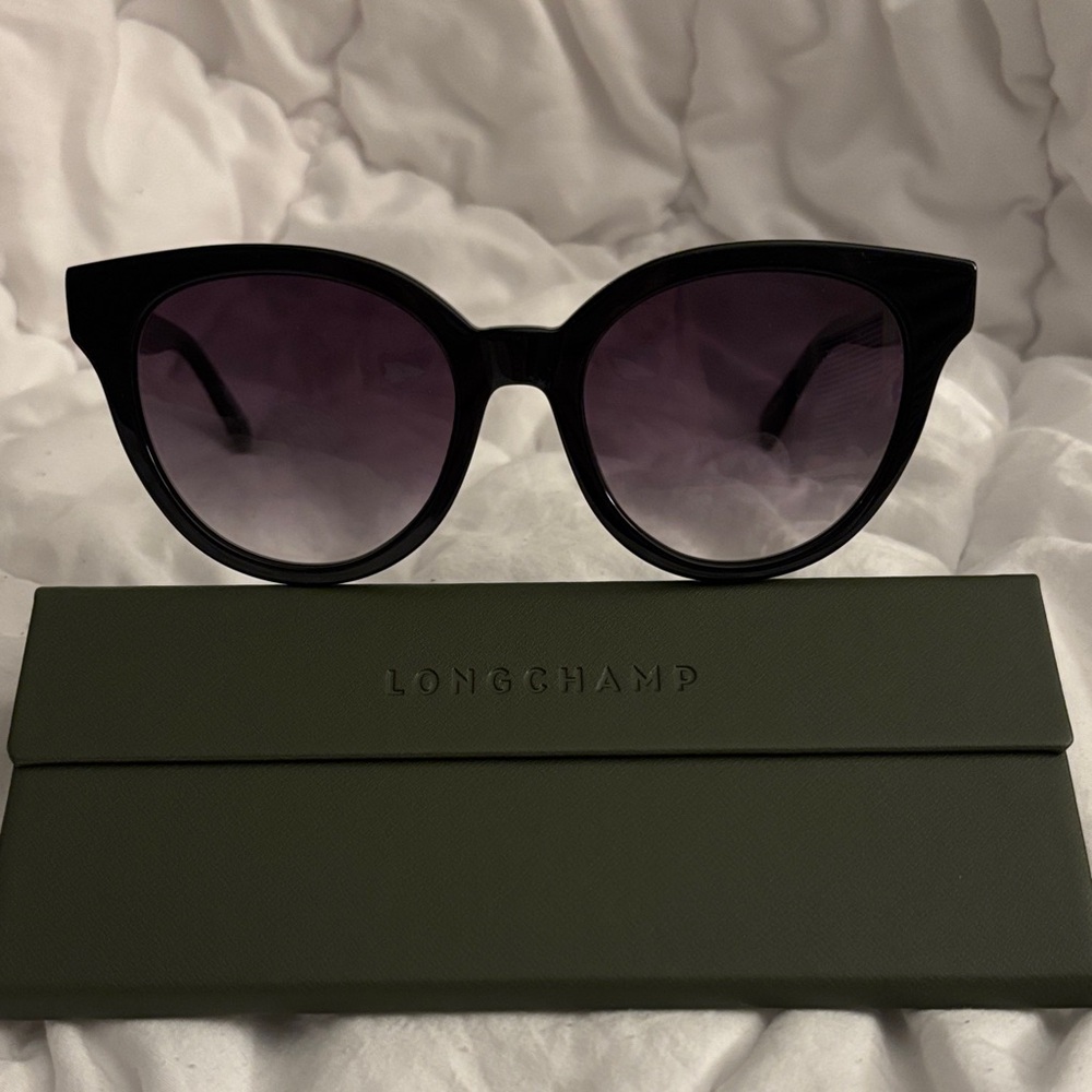 Longchamp Purple and Black Sunglasses